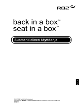 R82 Back and seat in a box Kasutusjuhend