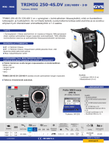 GYS TRIMIG 250-4S DV Teabelehe