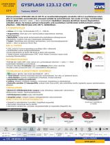 GYS GYSFLASH 123.12 CNT FV (Cables 5m) Teabelehe