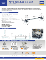 GYS HANDLING JACK AUTO ROLL 1.55m/1.2t Teabelehe