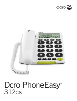 Doro PhoneEasy® 312cs Omaniku manuaal