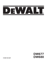DeWalt DW677 Kasutusjuhend