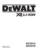DeWalt DCF815 Kasutusjuhend