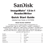 SanDisk IMAGEMATE 12 IN 1 Omaniku manuaal