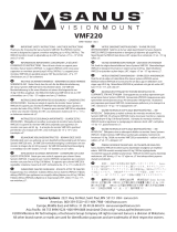 Sanus VMF220 Kasutusjuhend