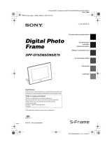 Sony DPF-D85 Kasutusjuhend