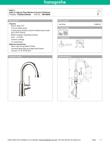 Hansgrohe 04216830 Dimensions Guide