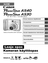 Canon PowerShot A540 Kasutusjuhend