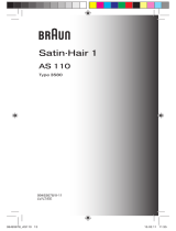 Braun AS110, Satin Hair 1 Kasutusjuhend