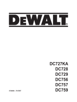 DeWalt DC729K Kasutusjuhend