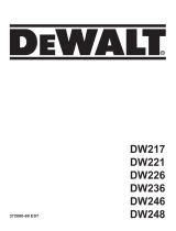 DeWalt DW217 Kasutusjuhend