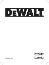 DeWalt D25012K Kasutusjuhend