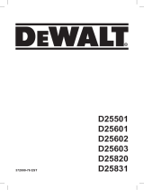 DeWalt D25831K Kasutusjuhend