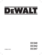 DeWalt DC547 Kasutusjuhend