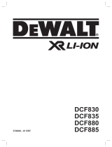 DeWalt DCF880 Kasutusjuhend