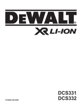 DeWalt DCS331 Kasutusjuhend