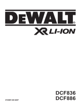 DeWalt DCF836 Kasutusjuhend
