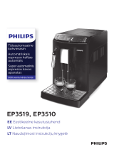 Philips EP3510/00 Kasutusjuhend