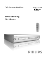Philips DVDR725H/00 Kasutusjuhend