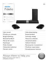 Fidelio B5/12 Kasutusjuhend