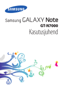 Samsung GT-N7000 Kasutusjuhend