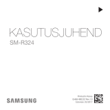 Samsung SM-R324 Kasutusjuhend