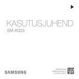 Samsung SM-R323 Kasutusjuhend