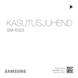 Samsung SM-R325 Kasutusjuhend