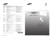Samsung UE55HU7100S Lühike juhend
