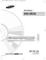 Samsung DVD-HR725 Omaniku manuaal