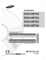 Samsung DVD-HR755 Omaniku manuaal