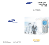 Samsung SGH-N500SA Omaniku manuaal