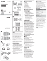 Sony SEL2470GM Kasutusjuhend