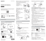 Sony FDR-X3000R Quick Start Guide and Installation
