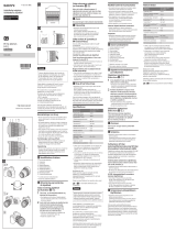 Sony SEL1224G Kasutusjuhend