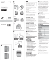 Sony SEL28F20 Kasutusjuhend