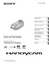 Sony DCR-SX73E Kasutusjuhend