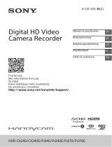 Sony HDR-PJ240E Omaniku manuaal