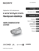 Sony HDR-CX7EK Kasutusjuhend