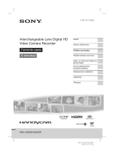 Sony NEX-VG20E Kasutusjuhend