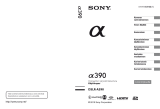 Sony DSLR-A390Y Kasutusjuhend