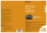 Sony DSLR-A100K Omaniku manuaal