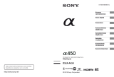Sony DSLR-A450Y Kasutusjuhend