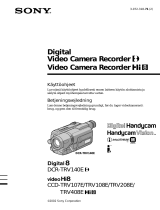 Sony DCR-TRV140E Kasutusjuhend