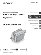 Sony DCR-HC28E Kasutusjuhend