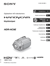Sony HDR-HC9E Kasutusjuhend