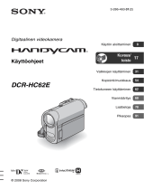 Sony DCR-HC62E Kasutusjuhend
