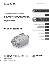Sony HDR-HC7E Kasutusjuhend