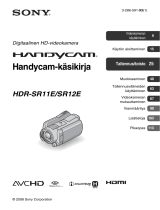 Sony HDR-SR12E Kasutusjuhend