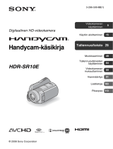 Sony HDR-SR10E Kasutusjuhend